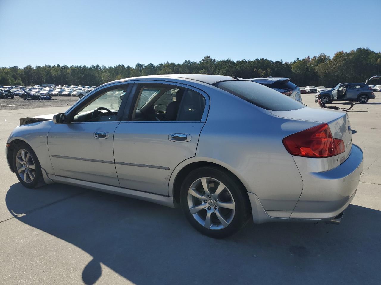 2006 Infiniti G35 silver sedan gas JNKCV51E46M507330 photo #3