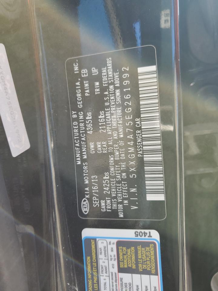 2014 Kia Optima Lx VIN: 5XXGM4A75EG261992 Lot: 84982125