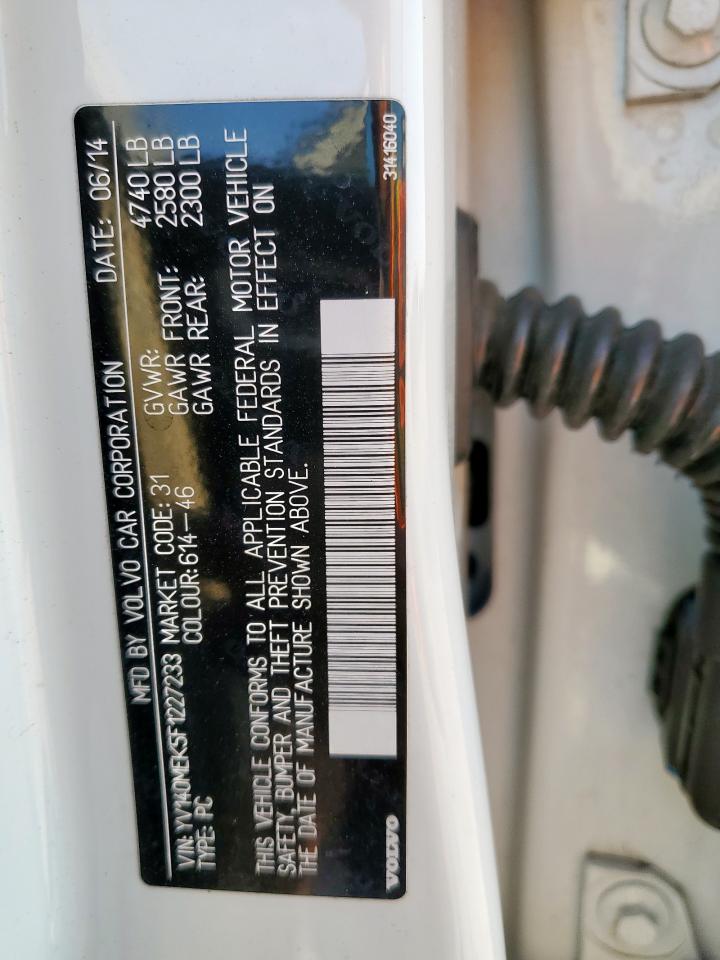 2015 Volvo V60 Premier VIN: YV140MEK5F1227233 Lot: 84577365