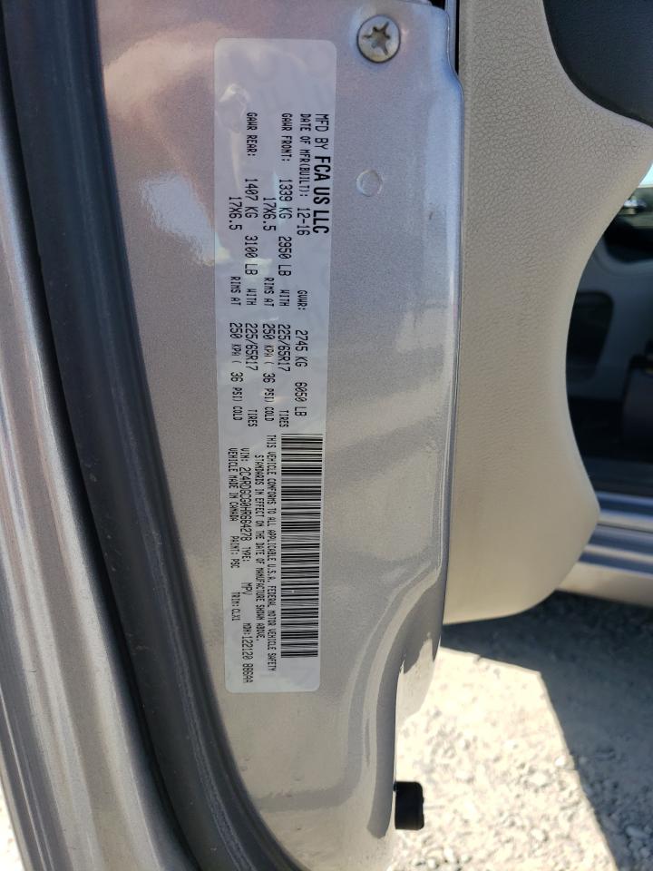 2017 Dodge Grand Caravan Sxt VIN: 2C4RDGCG0HR664278 Lot: 86118185