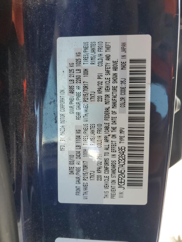 2010 Mazda Cx-7 VIN: JM3ER2W57A0328485 Lot: 87291735