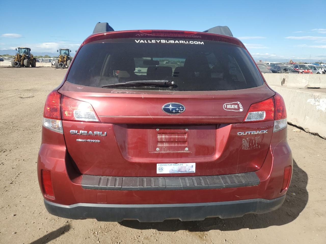 2011 Subaru Outback 2.5I Premium VIN: 4S4BRCCC0B3372151 Lot: 86503455