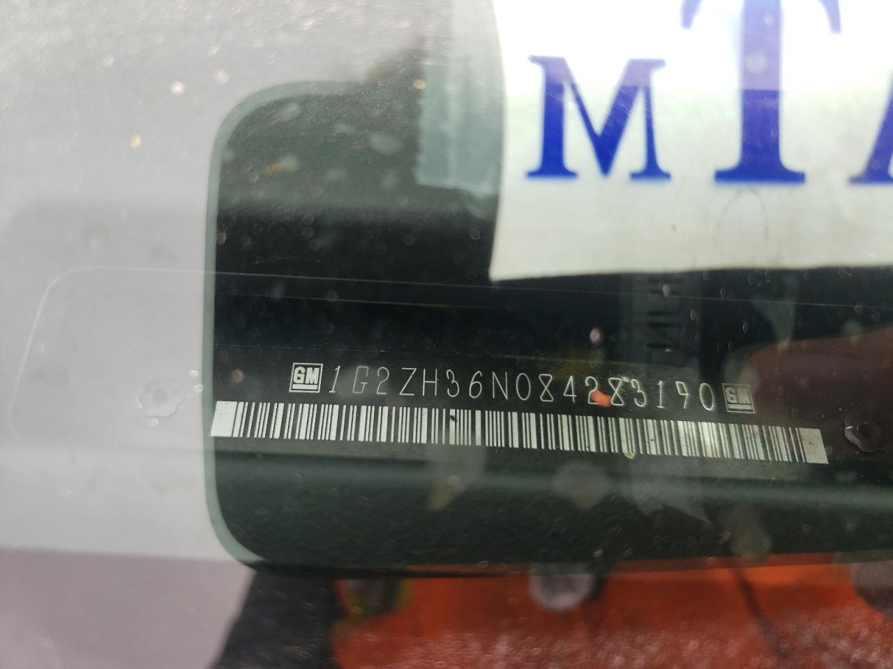 2008 Pontiac G6 Gt VIN: 1G2ZH36N084283190 Lot: 87371865