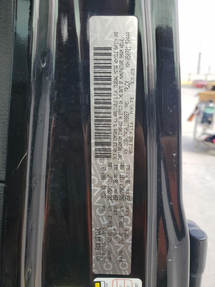 2020 Jeep Gladiator Sport VIN: 1C6HJTAG0LL108027 Lot: 89815455