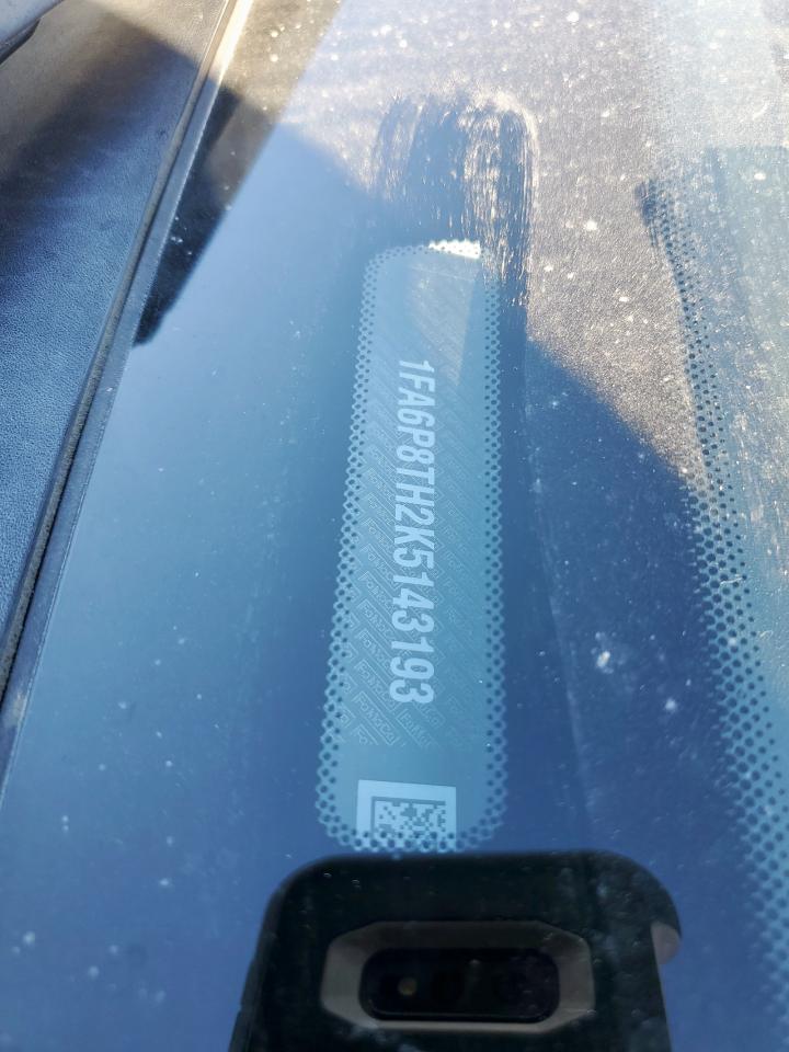 2019 Ford Mustang VIN: 1FA6P8TH2K5143193 Lot: 90125565