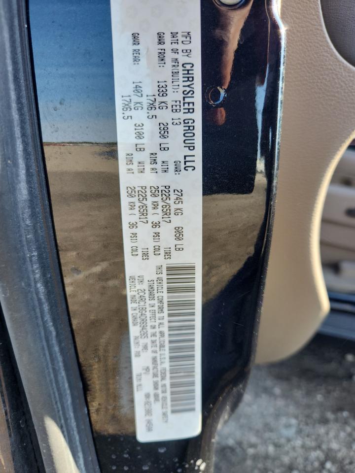 2013 Chrysler Town & Country Touring VIN: 2C4RC1BG4DR694265 Lot: 84774045