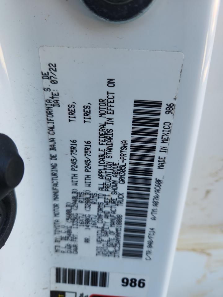 2022 Toyota Tacoma Double Cab VIN: 3TMCZ5AN9NM518008 Lot: 81978165