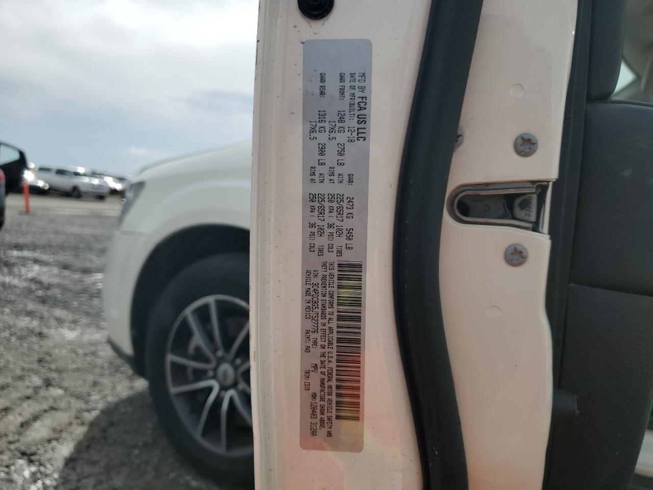 2018 Dodge Journey Sxt VIN: 3C4PDCBG5JT527776 Lot: 81966605