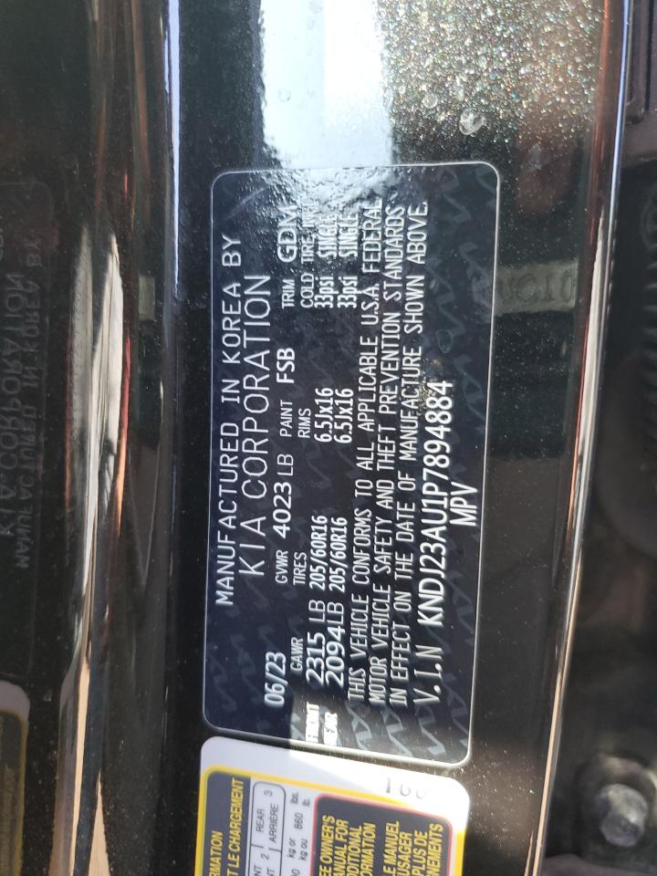 2023 Kia Soul Lx VIN: KNDJ23AU1P7894884 Lot: 85690655