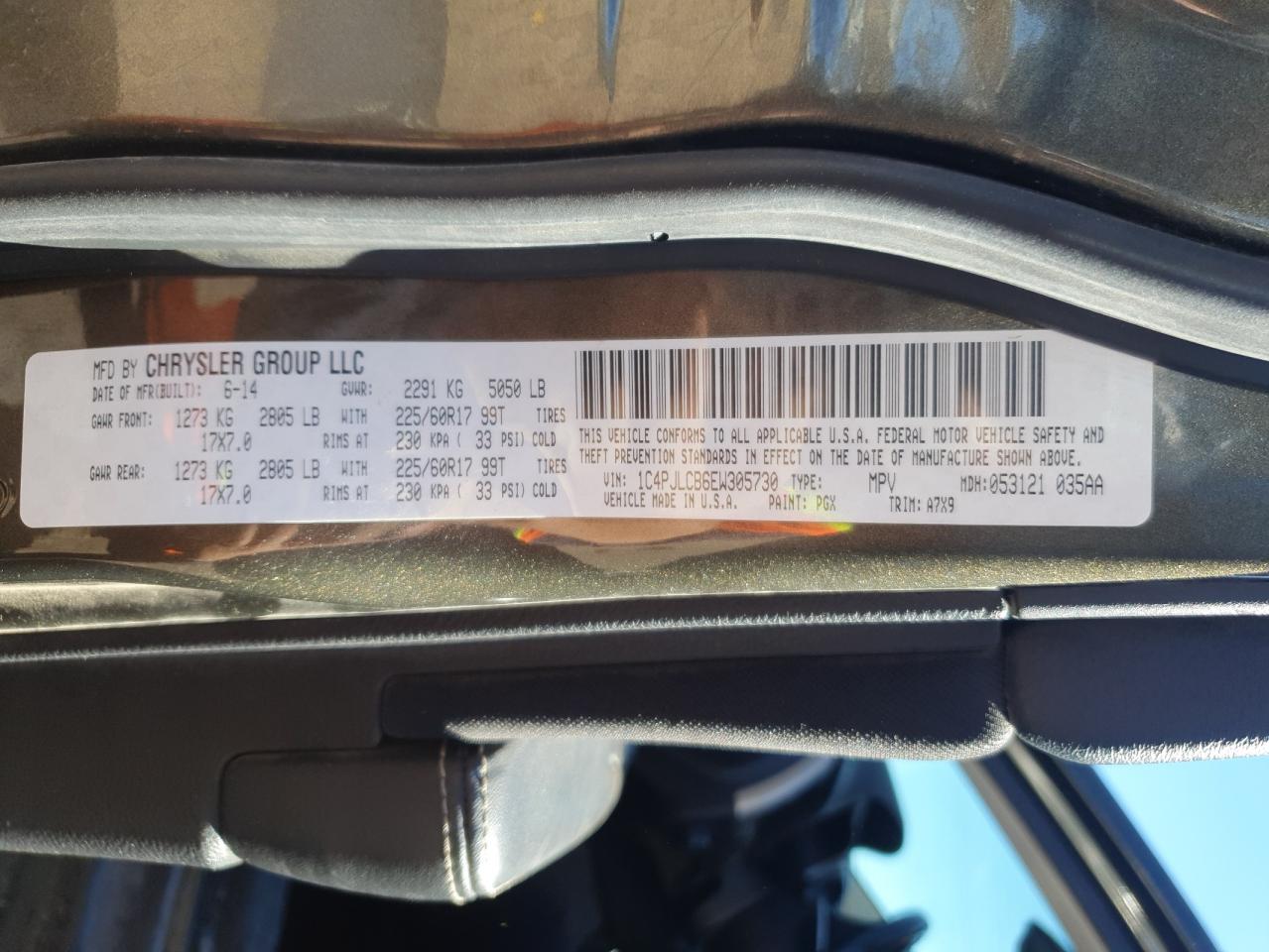 2014 Jeep Cherokee Latitude VIN: 1C4PJLCB6EW305730 Lot: 81888875