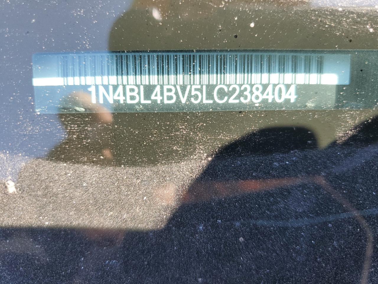 2020 Nissan Altima S VIN: 1N4BL4BV5LC238404 Lot: 85489225