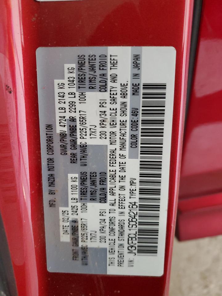 2025 Mazda Cx-5 Preferred VIN: JM3KFBCL1S0642164 Lot: 90872485