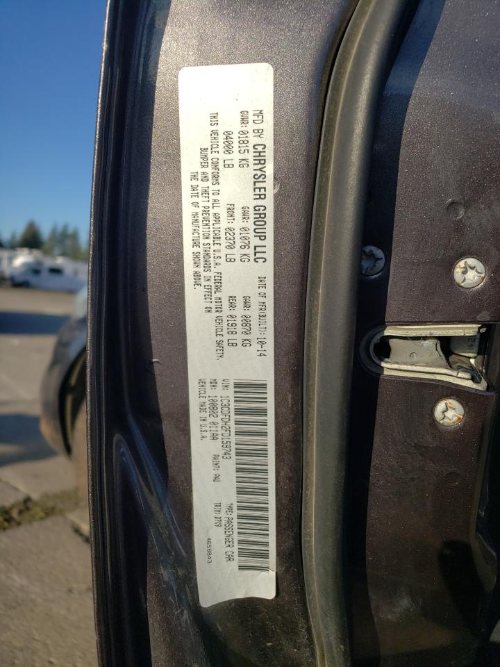 2015 Dodge Dart Se Aero VIN: 1C3CDFDH2FD159743 Lot: 86656475