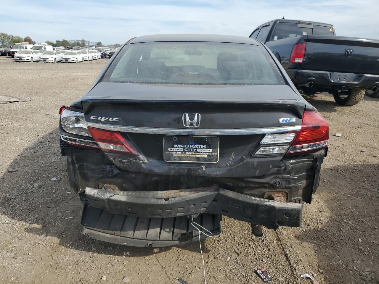 2013 Honda Civic Hf VIN: 2HGFB2F62DH540416 Lot: 81562585