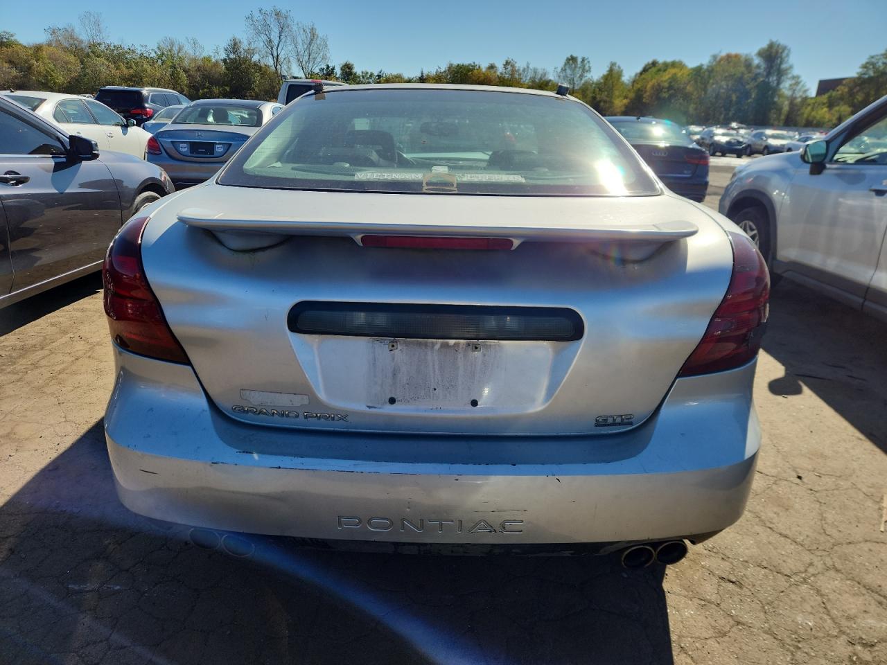 2005 Pontiac Grand Prix Gtp VIN: 2G2WR524951125253 Lot: 86607625
