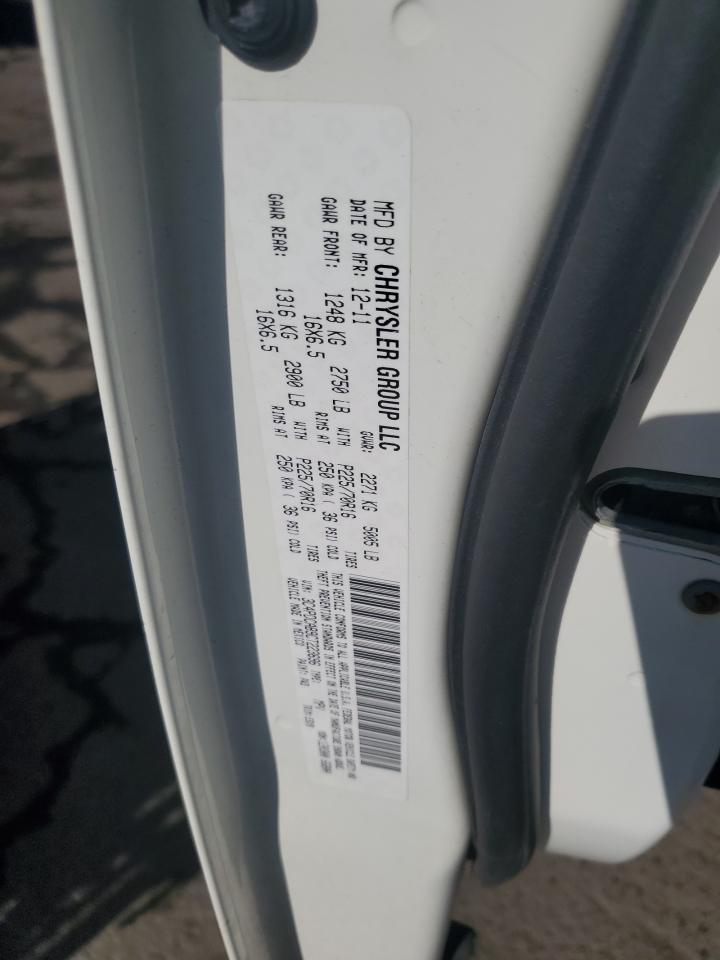 2012 Dodge Journey Se VIN: 3C4PDCAB9CT223696 Lot: 87100415