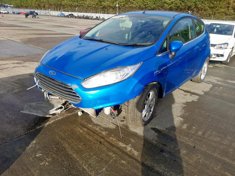 2015 FORD FIESTA 1.25 82 ZETEC 3DR for sale at Copart WHITBURN