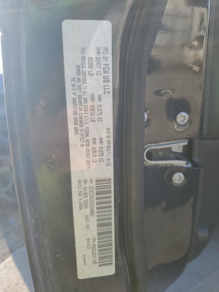 2016 Chrysler 300 S VIN: 2C3CCAGG3GH248802 Lot: 90658935