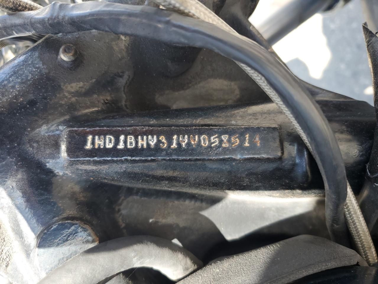 2000 Harley-Davidson Fxst VIN: 1HD1BHY31YY058514 Lot: 81967885