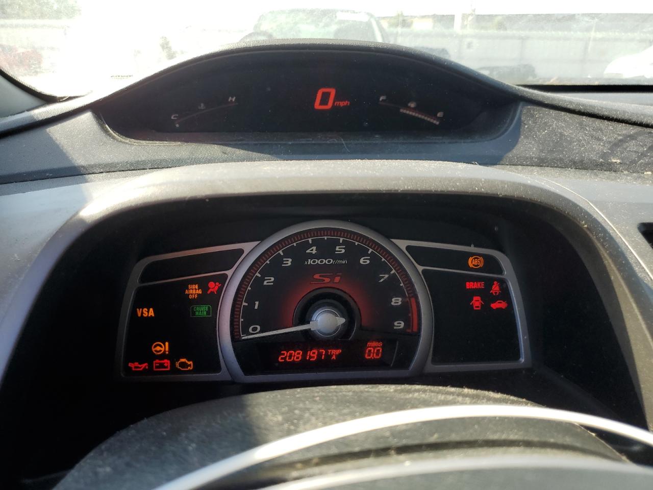 2007 Honda Civic Si VIN: 2HGFA55567H707197 Lot: 84916995