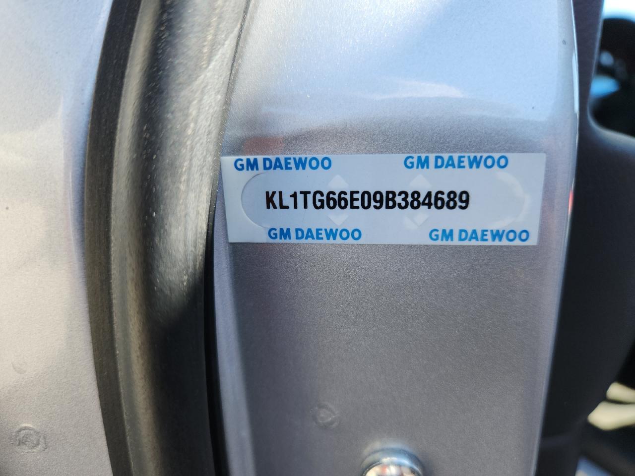 2009 Chevrolet Aveo Lt VIN: KL1TG66E09B384689 Lot: 85128805