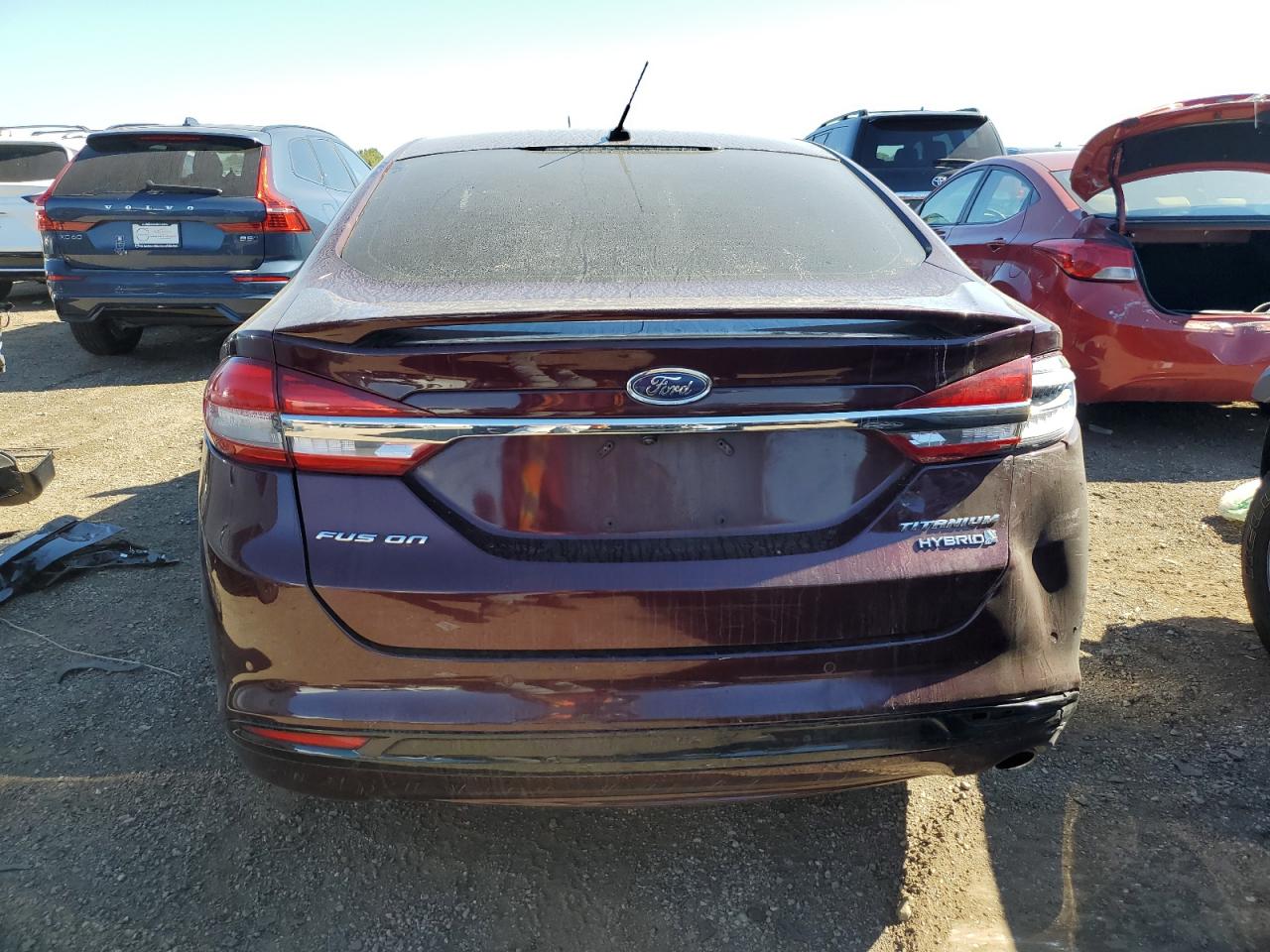 2017 Ford Fusion Titanium Hev VIN: 3FA6P0RU7HR263695 Lot: 82316995