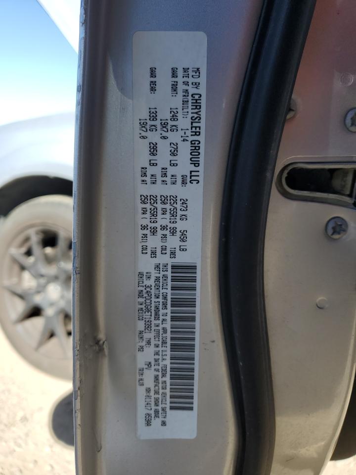 2014 Dodge Journey Limited VIN: 3C4PDCDG0ET193921 Lot: 82591515