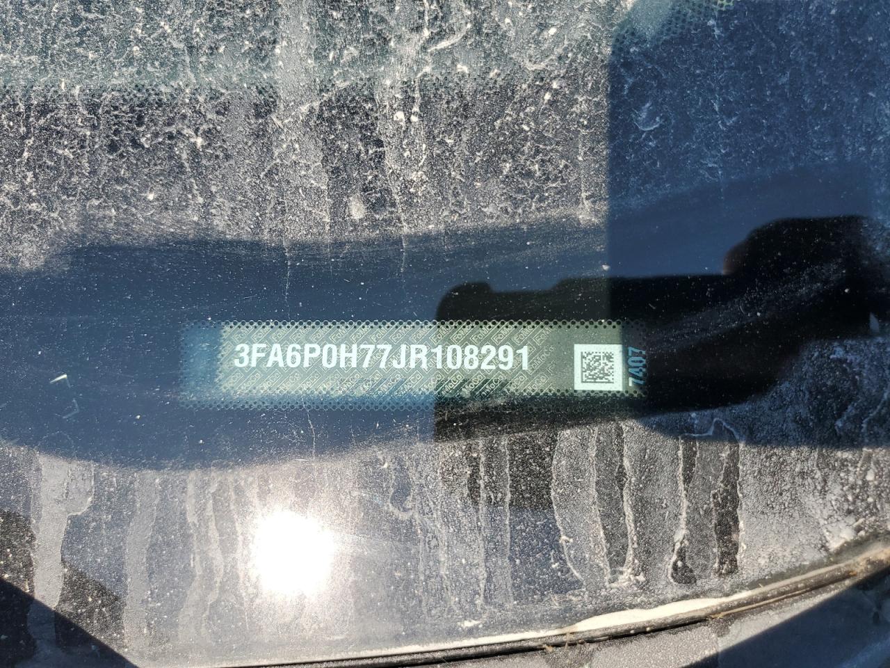 2018 Ford Fusion Se VIN: 3FA6P0H77JR108291 Lot: 81835545