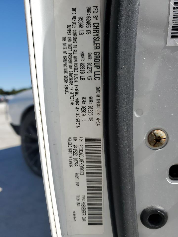 2015 Dodge Challenger Srt 392 VIN: 2C3CDZDJ0FH500323 Lot: 85350155