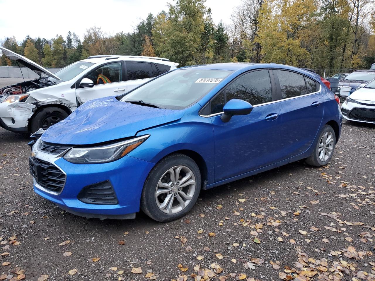 CHEVROLET CRUZE 2019. Lot# 87097245. VIN 3G1BE6SM7KS566917. Photo 1