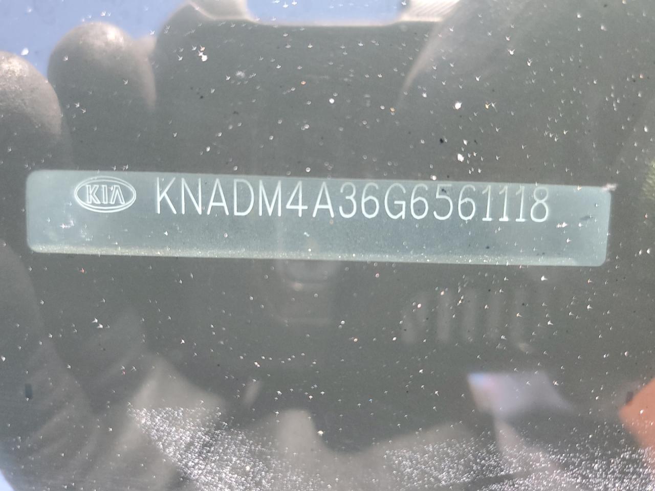 2016 Kia Rio Lx VIN: KNADM4A36G6561118 Lot: 86895735