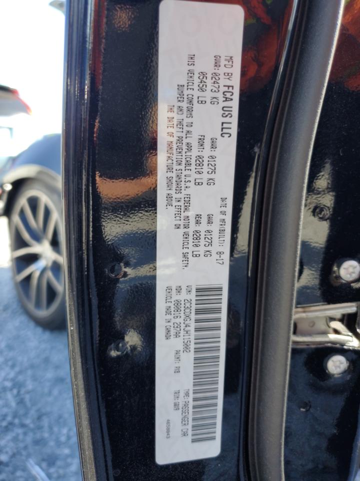 2018 Dodge Charger R/T 392 VIN: 2C3CDXGJ4JH115002 Lot: 84652835