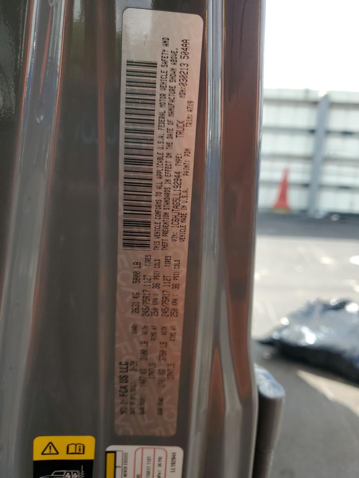 2020 Jeep Gladiator Sport VIN: 1C6HJTAG5LL192944 Lot: 85568645