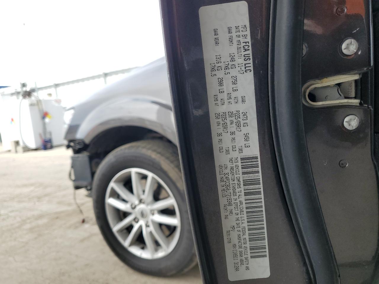 2018 Dodge Journey Sxt VIN: 3C4PDCBG0JT219348 Lot: 86744375