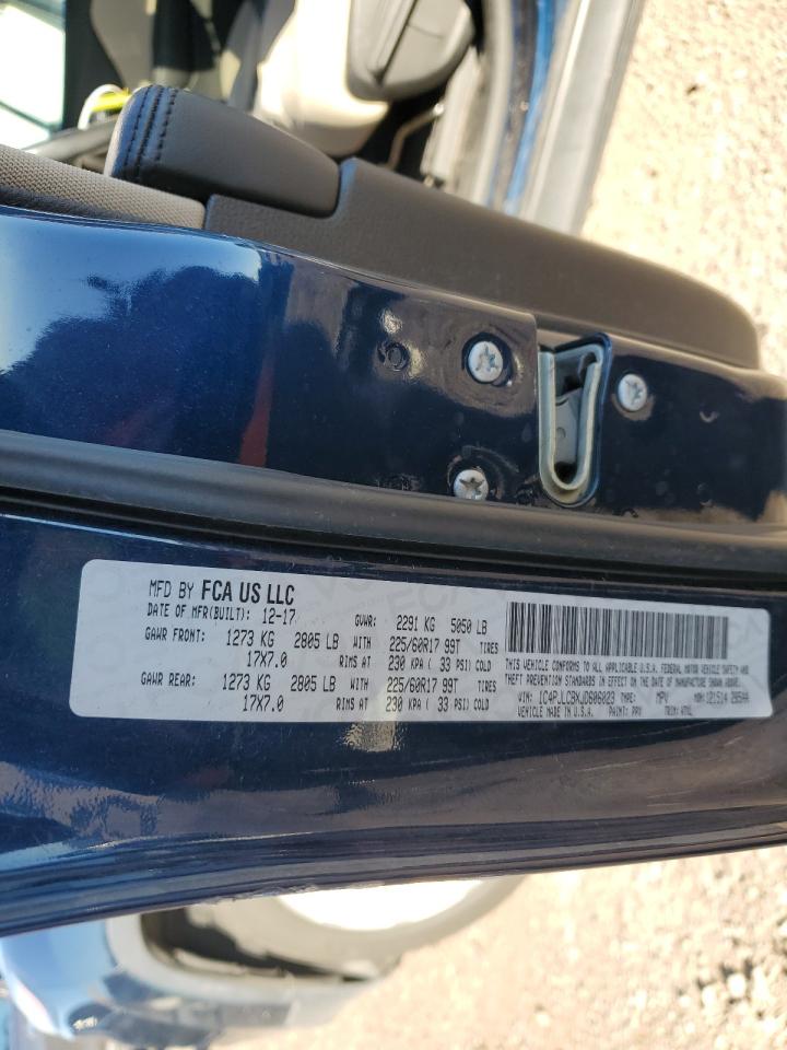 2018 Jeep Cherokee Latitude VIN: 1C4PJLCBXJD606023 Lot: 86688245