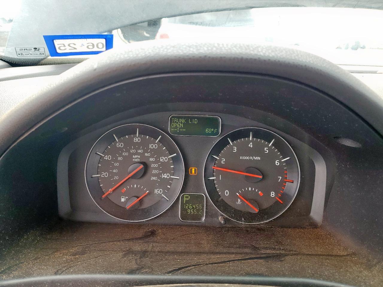 2011 Volvo S40 T5 VIN: YV1672MS9B2550134 Lot: 86527405