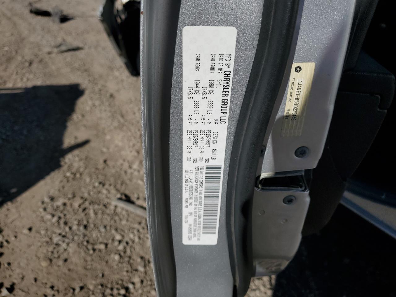 2011 Jeep Compass Sport VIN: 1J4NF1FB5BD235146 Lot: 86409495