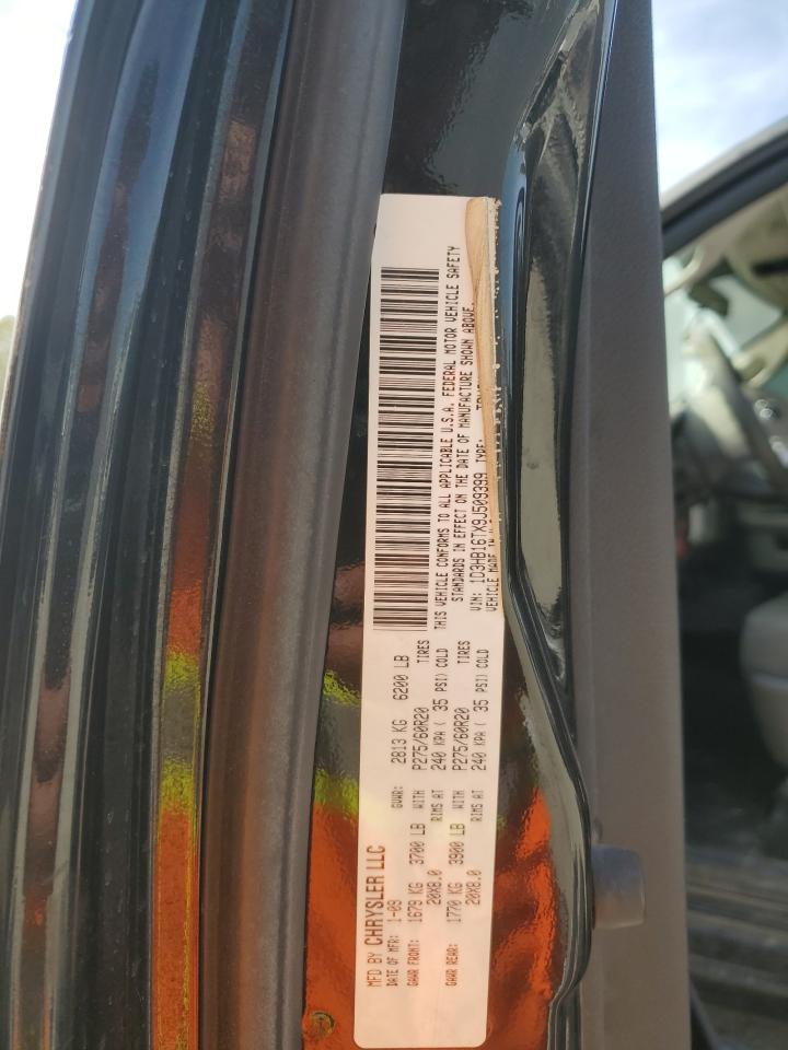 2009 Dodge Ram 1500 VIN: 1D3HB16TX9J509399 Lot: 87272545