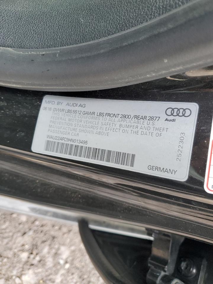 2017 Audi A7 Prestige VIN: WAU22AFC9HN013495 Lot: 81888645