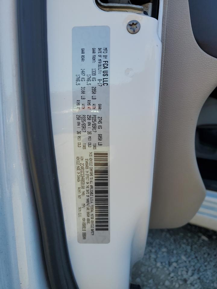 2017 Dodge Grand Caravan Sxt VIN: 2C4RDGCG3HR859100 Lot: 82706835