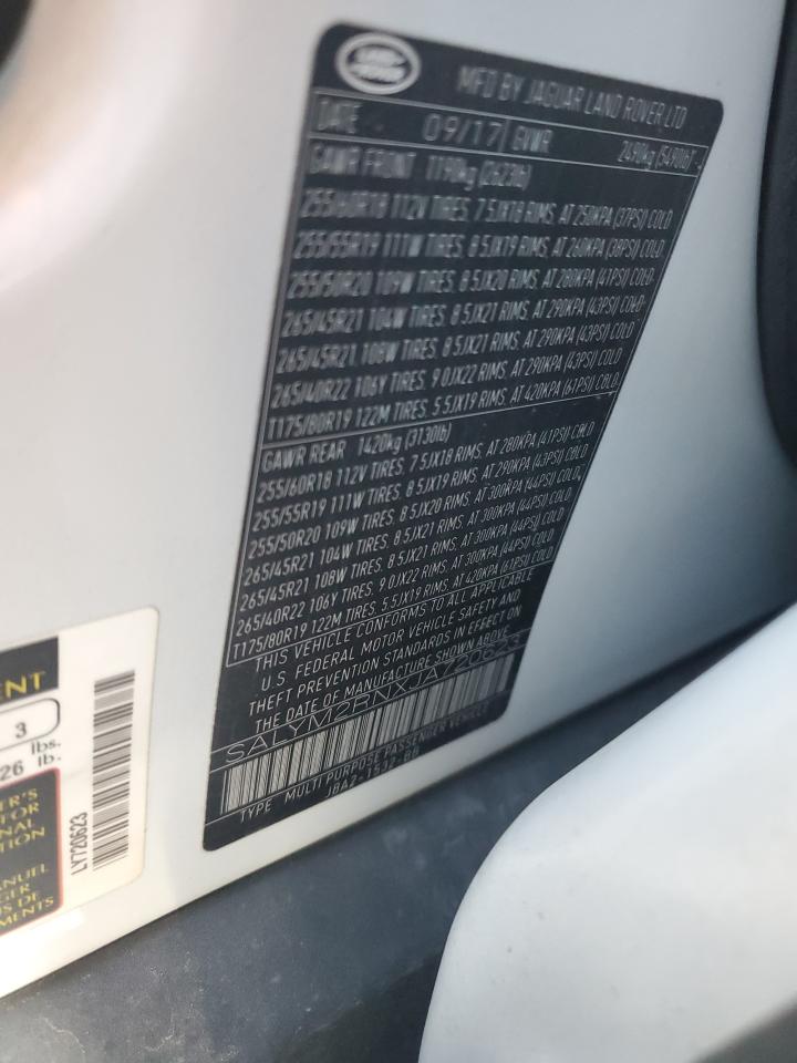 2018 Land Rover Range Rover Velar R-Dynamic Hse VIN: SALYM2RNXJA720623 Lot: 85883455