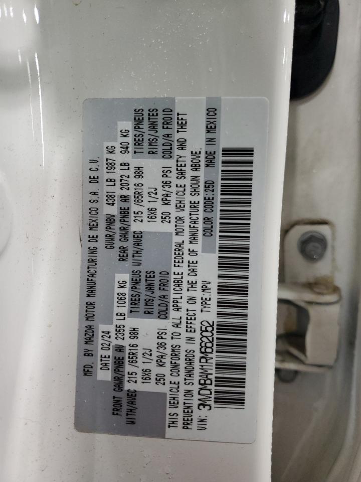 2024 Mazda Cx-30 VIN: 3MVDMBAM1RM662052 Lot: 90350225