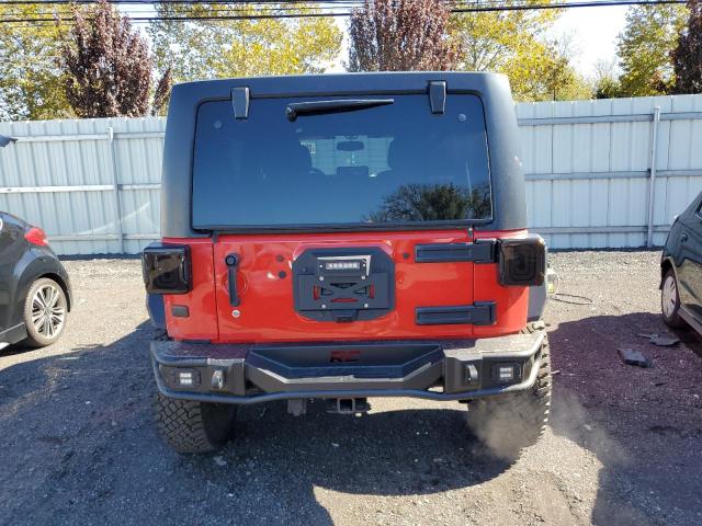 Parquets JEEP WRANGLER 2017 Czerwony