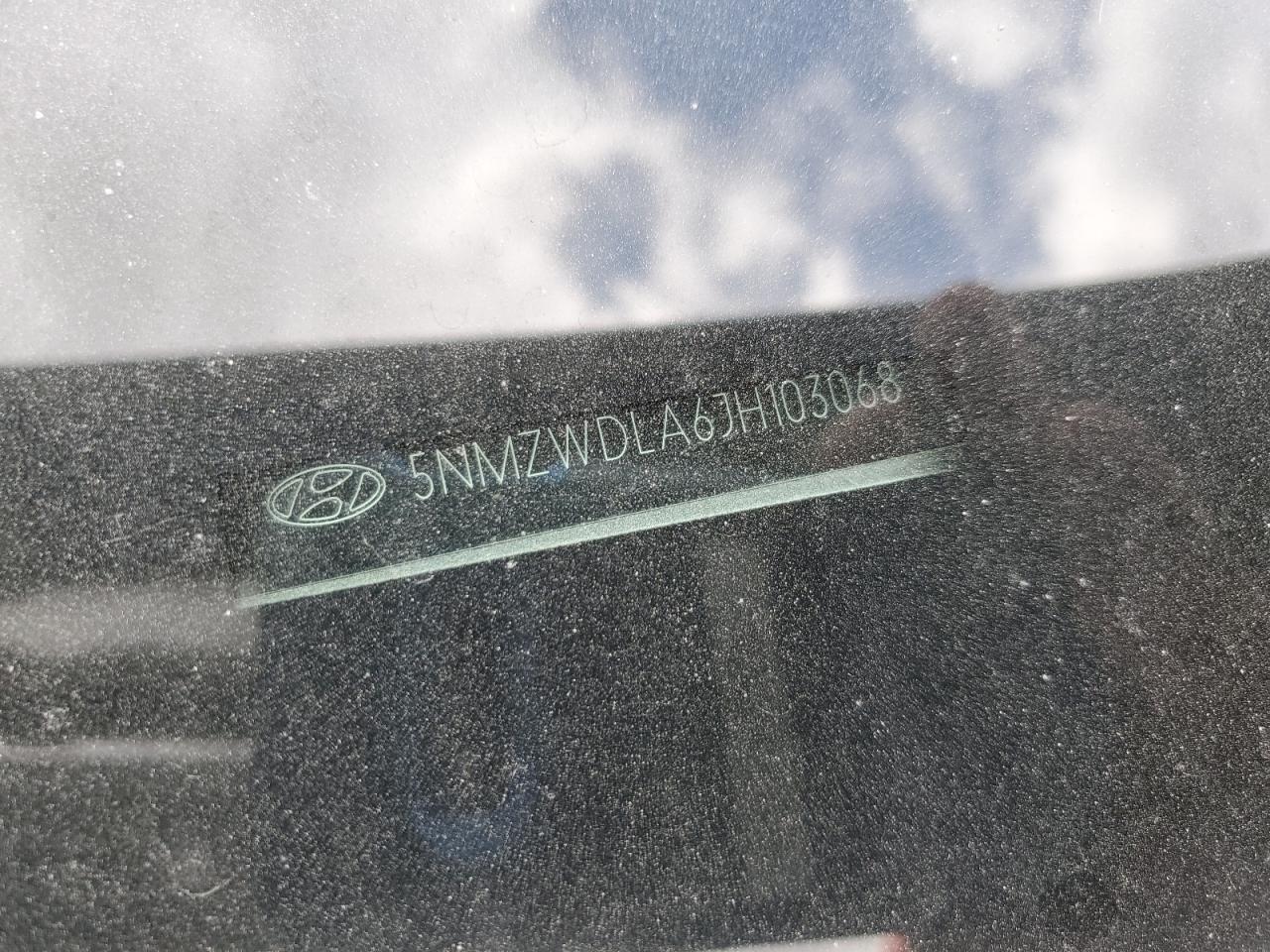 2018 Hyundai Santa Fe Sport VIN: 5NMZWDLA6JH103068 Lot: 85875565