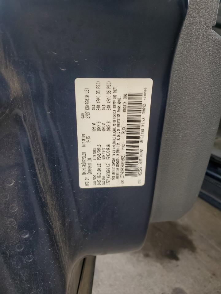 2005 Dodge Dakota St VIN: 1D7HE22K35S258691 Lot: 86499305