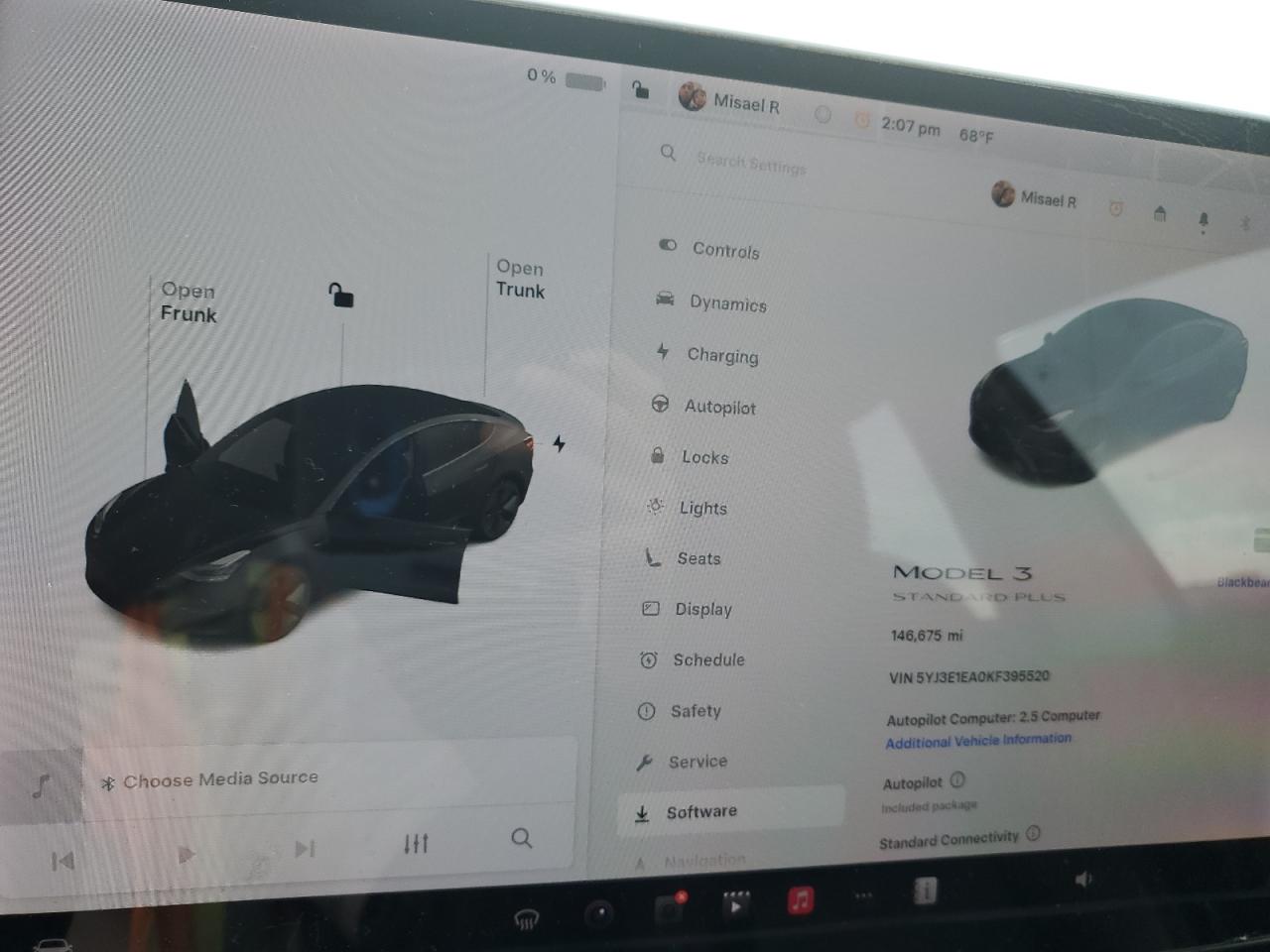 2019 Tesla Model 3 VIN: 5YJ3E1EA0KF395520 Lot: 87297525