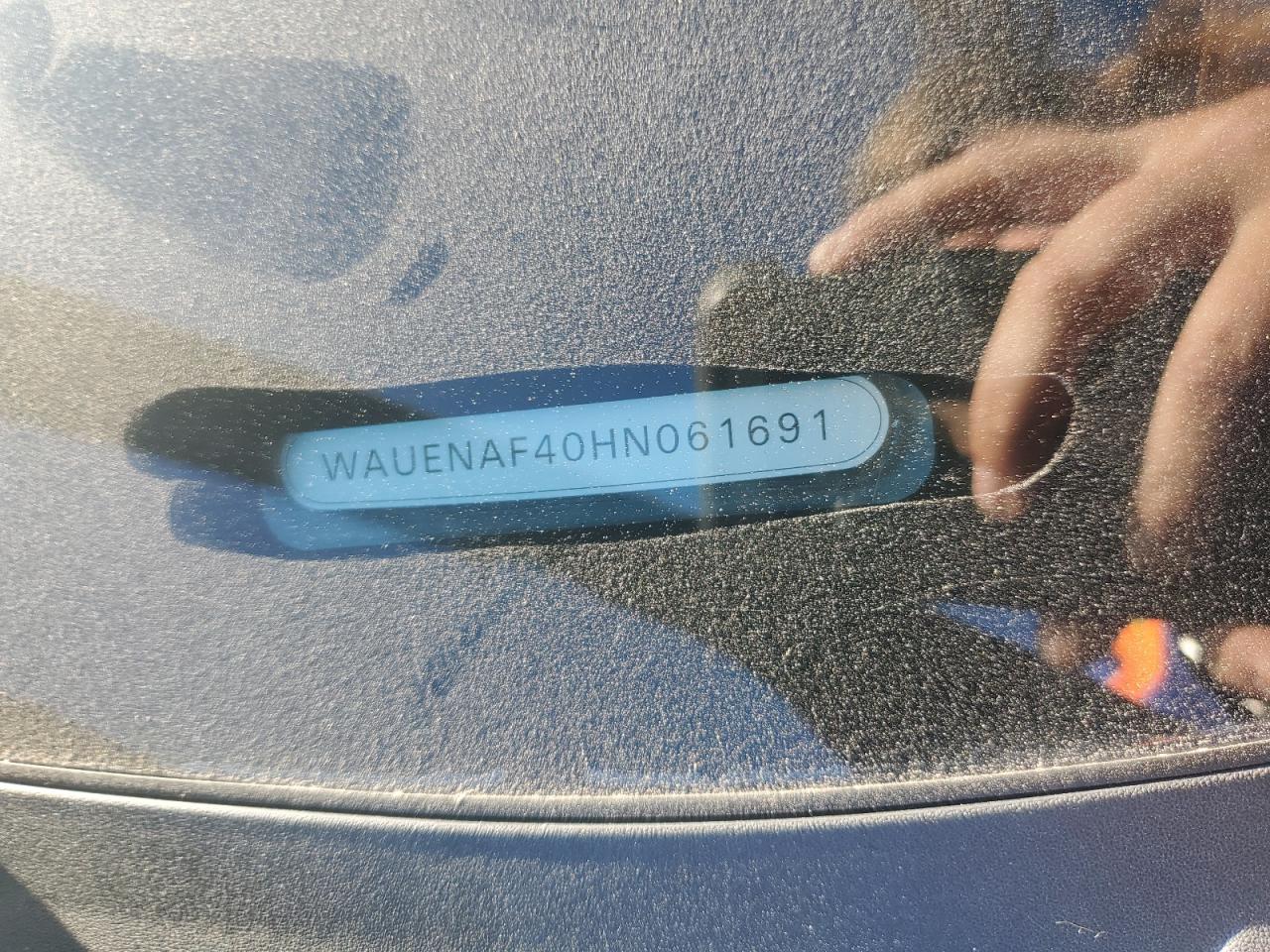 2017 Audi A4 Premium Plus VIN: WAUENAF40HN061691 Lot: 86172955