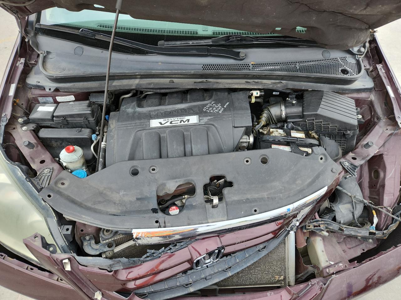 2008 Honda Odyssey Exl VIN: 5FNRL38708B009831 Lot: 85646595