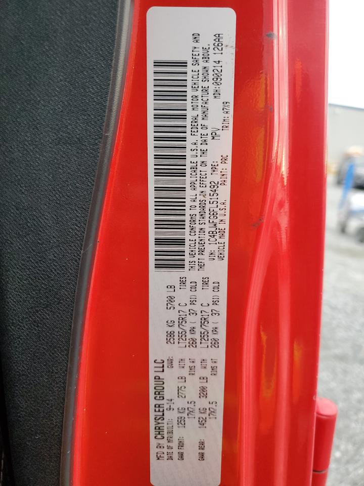 2015 Jeep Wrangler Unlimited Rubicon VIN: 1C4BJWFG6FL515492 Lot: 83999345