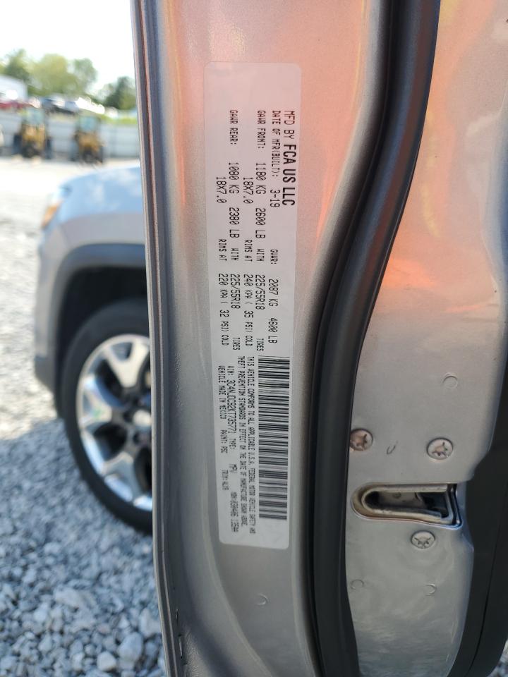 2019 Jeep Compass Limited VIN: 3C4NJDCB2KT735771 Lot: 85911285